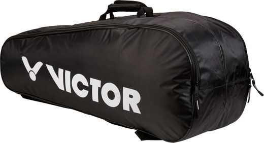 Victor Racketbag Doublethermobag 9150C (Torba na rakiety, 2 główne komory, komora termiczna) czarna